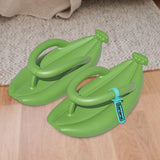 Maxbell Thongs Sandals Banana Slippers Bathroom House Shower Women's Flip Flops Dark Green 38 39