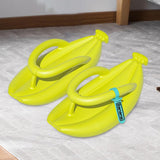 Maxbell Thongs Sandals Banana Slippers Bathroom House Shower Women's Flip Flops Neon Green 36 37