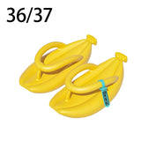 Maxbell Thongs Sandals Banana Slippers Bathroom House Shower Women's Flip Flops Yellow 36 37