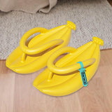 Maxbell Thongs Sandals Banana Slippers Bathroom House Shower Women's Flip Flops Yellow 36 37