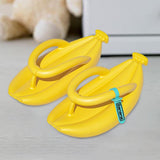 Maxbell Thongs Sandals Banana Slippers Bathroom House Shower Women's Flip Flops Yellow 36 37