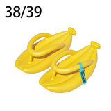 Maxbell Thongs Sandals Banana Slippers Bathroom House Shower Women's Flip Flops Yellow 38 39