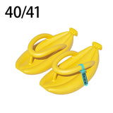 Maxbell Thongs Sandals Banana Slippers Bathroom House Shower Women's Flip Flops Yellow 40 41