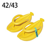 Maxbell Thongs Sandals Banana Slippers Bathroom House Shower Women's Flip Flops Yellow 42 43