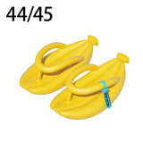 Maxbell Thongs Sandals Banana Slippers Bathroom House Shower Women's Flip Flops Yellow 44 45