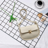 Maxbell Women Crossbody Shopping Bag Fashion Wallet Travel Bag PU Shoulder Bag White