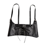 Maxbell Fashion Women Waist Belt Underbust Corset Punk with Straps for Dress Ladies