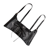 Maxbell Fashion Women Waist Belt Underbust Corset Punk with Straps for Dress Ladies