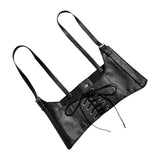 Maxbell Fashion Women Waist Belt Underbust Corset Punk with Straps for Dress Ladies