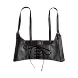 Maxbell Fashion Women Waist Belt Underbust Corset Punk with Straps for Dress Ladies
