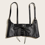 Maxbell Fashion Women Waist Belt Underbust Corset Punk with Straps for Dress Ladies