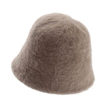 Maxbell Casual Plush Bucket Hat Windproof Womens Fisherman Hat for Camping Winter Khaki