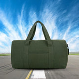 Maxbell Large Capacity Travel Duffel Bag Handbag Folding Weekender Bag for Gym 63cmx20cmx36cm green