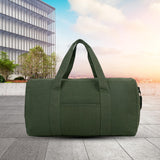 Maxbell Large Capacity Travel Duffel Bag Handbag Folding Weekender Bag for Gym 63cmx20cmx36cm green