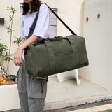 Maxbell Large Capacity Travel Duffel Bag Handbag Folding Weekender Bag for Gym 52cmx16cmx32cm green