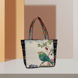 Maxbell Women Canvas Shoulder Bag Vacation Lightweight Shopping Bag Satchel Casual Bird