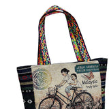 Maxbell Women Canvas Shoulder Bag Vacation Lightweight Shopping Bag Satchel Casual People
