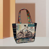 Maxbell Women Canvas Shoulder Bag Vacation Lightweight Shopping Bag Satchel Casual People