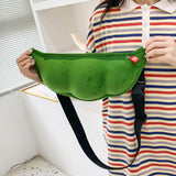 Maxbell Casual Pod Shaped Shoulder Bag Vacation Underarm Bags Women Girl Crossbody