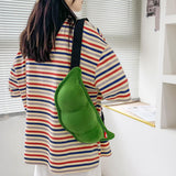 Maxbell Casual Pod Shaped Shoulder Bag Vacation Underarm Bags Women Girl Crossbody