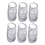 Maxbell Low Cut No Show Socks Womens Invisible Socks for High Heel Shoes Sneakers Gray