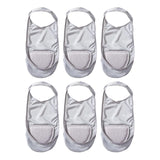 Maxbell Low Cut No Show Socks Womens Invisible Socks for High Heel Shoes Sneakers Gray