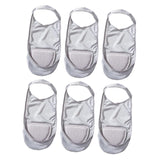 Maxbell Low Cut No Show Socks Womens Invisible Socks for High Heel Shoes Sneakers Gray