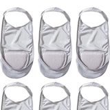 Maxbell Low Cut No Show Socks Womens Invisible Socks for High Heel Shoes Sneakers Gray