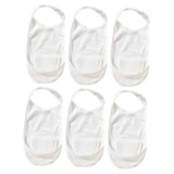 Maxbell Low Cut No Show Socks Womens Invisible Socks for High Heel Shoes Sneakers White