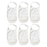 Maxbell Low Cut No Show Socks Womens Invisible Socks for High Heel Shoes Sneakers White
