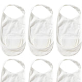 Maxbell Low Cut No Show Socks Womens Invisible Socks for High Heel Shoes Sneakers White