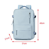 Maxbell Laptop Backpack Travel Anti Girls Unisex Boys Gift Business Women Blue