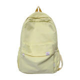 Maxbell Solid Color Backpack Lightweight for Camping Outdoor Activities Short Trips Yellow