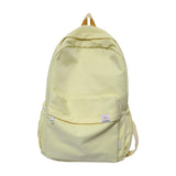 Maxbell Solid Color Backpack Lightweight for Camping Outdoor Activities Short Trips Yellow