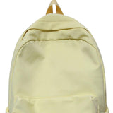 Maxbell Solid Color Backpack Lightweight for Camping Outdoor Activities Short Trips Yellow