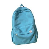 Maxbell Solid Color Backpack Lightweight for Camping Outdoor Activities Short Trips Blue