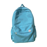 Maxbell Solid Color Backpack Lightweight for Camping Outdoor Activities Short Trips Blue