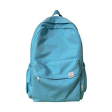 Maxbell Solid Color Backpack Lightweight for Camping Outdoor Activities Short Trips Blue