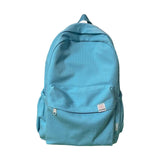 Maxbell Solid Color Backpack Lightweight for Camping Outdoor Activities Short Trips Blue