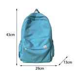 Maxbell Solid Color Backpack Lightweight for Camping Outdoor Activities Short Trips Blue