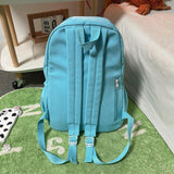 Maxbell Solid Color Backpack Lightweight for Camping Outdoor Activities Short Trips Blue