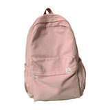 Maxbell Solid Color Backpack Lightweight for Camping Outdoor Activities Short Trips Pink