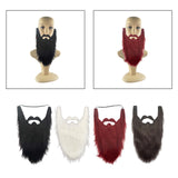 Maxbell Long Beard Costume Adult Kids Dwarf Gnome Beard for Festive Party Supplies Black