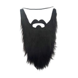 Maxbell Long Beard Costume Adult Kids Dwarf Gnome Beard for Festive Party Supplies Black