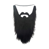 Maxbell Long Beard Costume Adult Kids Dwarf Gnome Beard for Festive Party Supplies Black