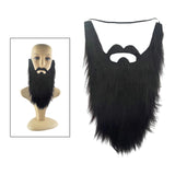 Maxbell Long Beard Costume Adult Kids Dwarf Gnome Beard for Festive Party Supplies Black