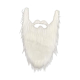 Maxbell Long Beard Costume Adult Kids Dwarf Gnome Beard for Festive Party Supplies White