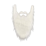 Maxbell Long Beard Costume Adult Kids Dwarf Gnome Beard for Festive Party Supplies White