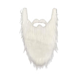 Maxbell Long Beard Costume Adult Kids Dwarf Gnome Beard for Festive Party Supplies White