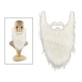 Maxbell Long Beard Costume Adult Kids Dwarf Gnome Beard for Festive Party Supplies White